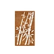 corten steel garden screen